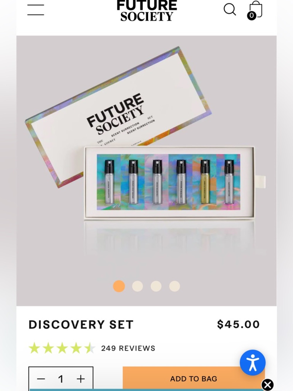 Future Society Scent Sampler Set